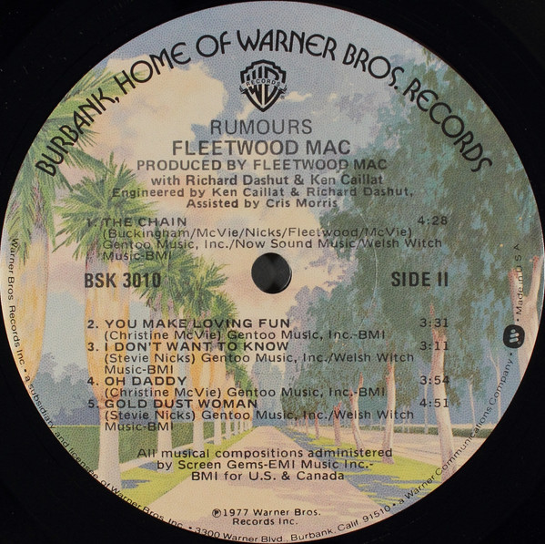 Fleetwood Mac - Rumours | Warner Bros. Records (BSK 3010) - 3 Fleetwood Mac - Rumours | Warner Bros. Records (BSK 3010) - 3