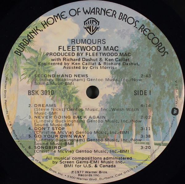 Fleetwood Mac - Rumours | Warner Bros. Records (BSK 3010) - 2 Fleetwood Mac - Rumours | Warner Bros. Records (BSK 3010) - 2