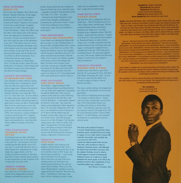 Various - Studio One Rocksteady Volume 2 (Rocksteady, Soul And Early Reggae At Studio One: The Soul Of Young Jamaica) | Soul Jazz Records (SJR LP367) - 3