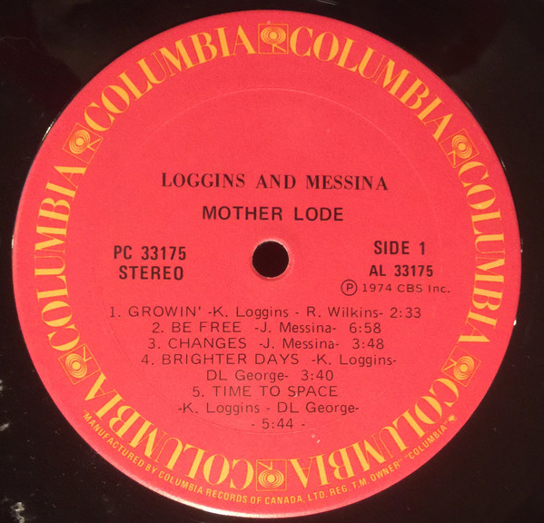 Loggins And Messina - Mother Lode [Vinyl] | Columbia (PC 33175) - 3