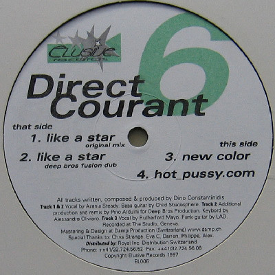 Direct Courant - Like A Star | Elusive Records (EL006)