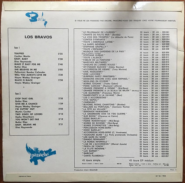 Los Bravos - Black Is Black | Barclay (820.060) - 2 Los Bravos - Black Is Black | Barclay (820.060) - 2