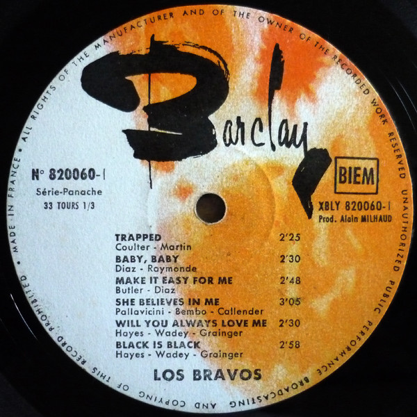 Los Bravos - Black Is Black | Barclay (820.060) - 3 Los Bravos - Black Is Black | Barclay (820.060) - 3