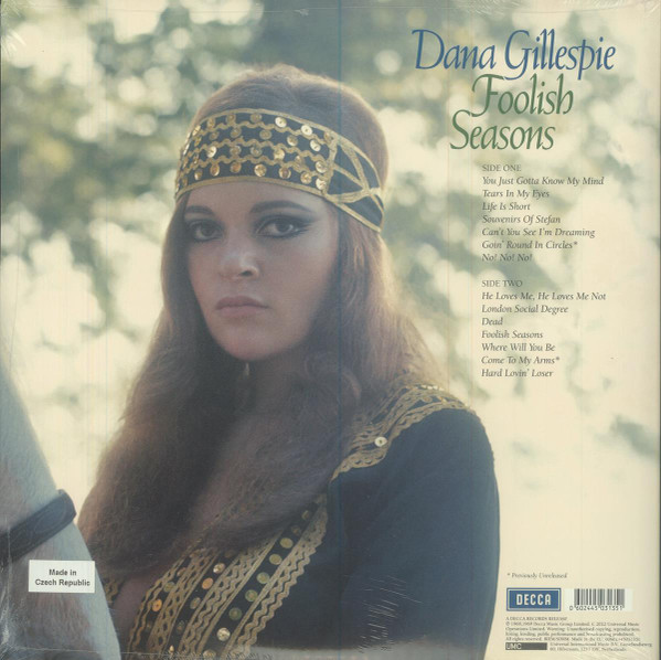 Dana Gillespie - Foolish Seasons | Decca (450 313-5) - 4 Dana Gillespie - Foolish Seasons | Decca (450 313-5) - 4