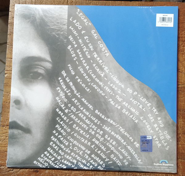 Gal Costa - Legal | Endless Happiness (HE70012) - 2 Gal Costa - Legal | Endless Happiness (HE70012) - 2