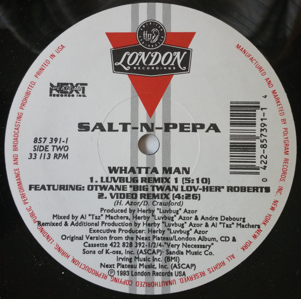 Salt 'N' Pepa With En Vogue - Whatta Man | London Records (857 391-1) - 3 Salt 'N' Pepa With En Vogue - Whatta Man | London Records (857 391-1) - 3