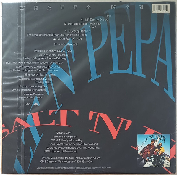 Salt 'N' Pepa With En Vogue - Whatta Man | London Records (857 391-1) - 4 Salt 'N' Pepa With En Vogue - Whatta Man | London Records (857 391-1) - 4