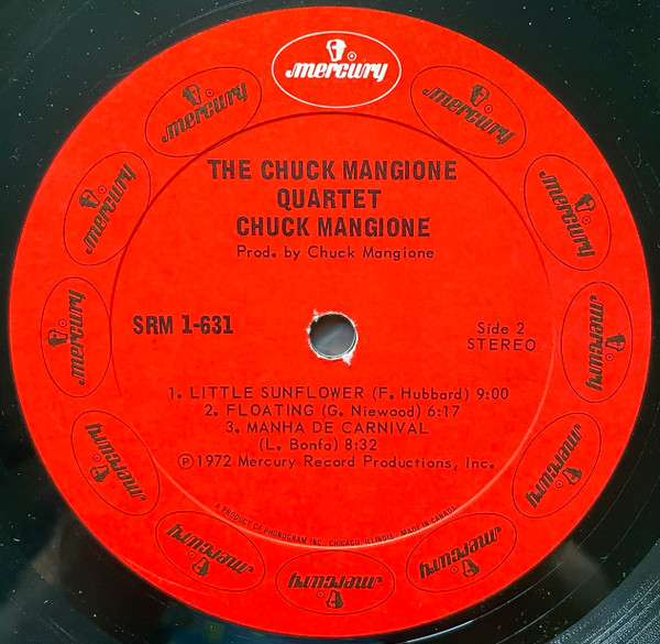 Chuck Mangione Quartet - The Chuck Mangione Quartet [Vinyl] | Mercury (SRM 1-631) - 4