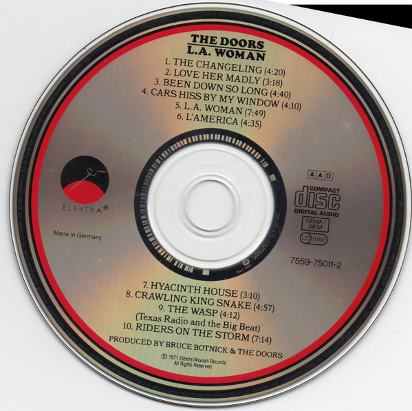 The Doors - L.A. Woman | Elektra (7559-75011-2) - 3