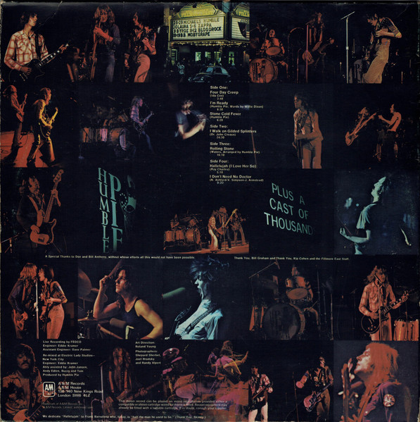 Humble Pie - Performance (Rockin' The Fillmore) | A&M Records (AMLH 63506) - 4