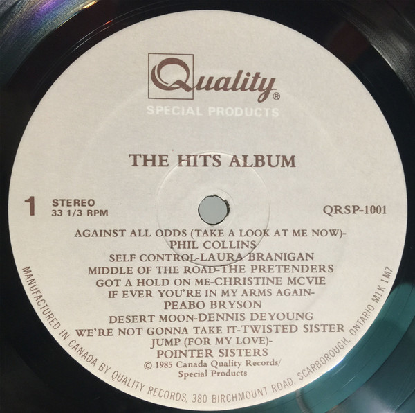 Various - The Hits Album | Quality (QRSP 1001) - 2 Various - The Hits Album | Quality (QRSP 1001) - 2