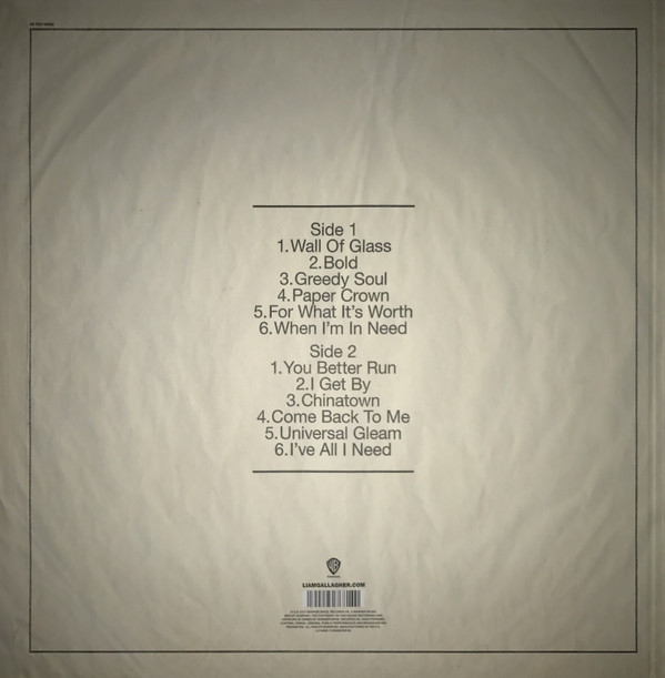 Liam Gallagher - As You Were | Warner Bros. Records (0190295768140) - 2