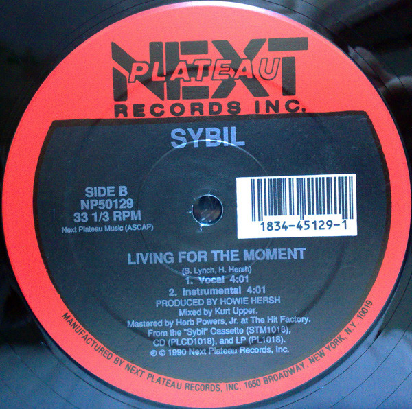 Sybil - Make It Easy On Me | Next Plateau Records Inc. (NP50129) - 2 Sybil - Make It Easy On Me | Next Plateau Records Inc. (NP50129) - 2