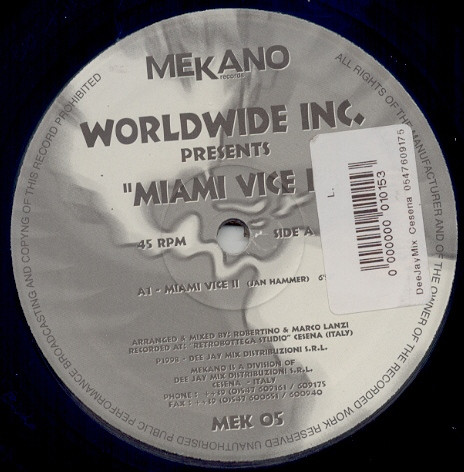 Worldwide Inc. - Presents "Miami Vice II" | Mekano Records (MEK 05) - main