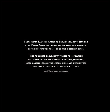 Various - Paris/Berlin: 20 Years Of Underground Techno | Fondation Sonore (FONDATION SONORE 03) - 3