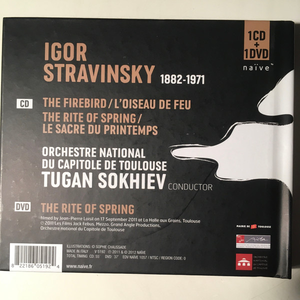 Igor Stravinsky - Tugan Sokhiev , Orchestre National Du Capitole De Toulouse - The Firebird - The Rite Of Spring | Naïve (V5192) - 2