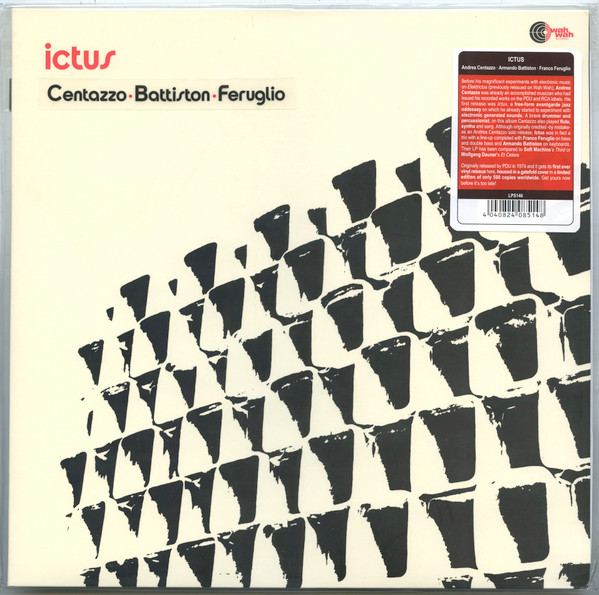 Andrea Centazzo - Ictus | Wah Wah Records (LPS146) Andrea Centazzo - Ictus | Wah Wah Records (LPS146)