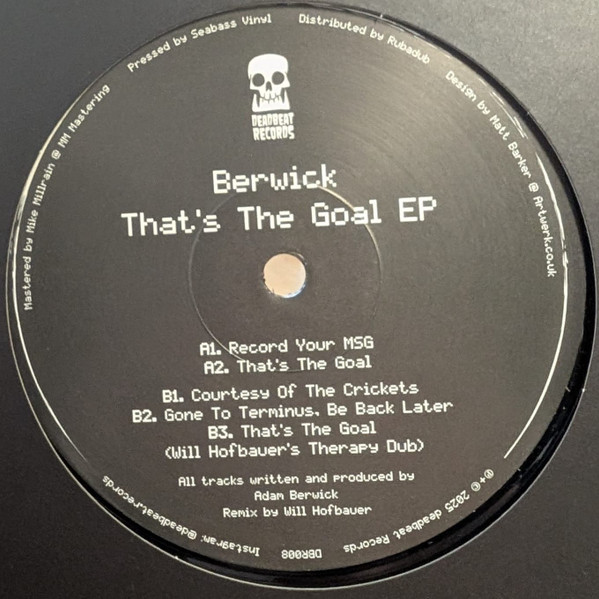 Berwick - That's The Goal EP | deadbeat Records (DBR008) - main