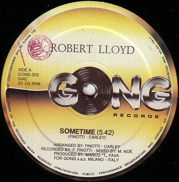 Robert Lloyd - Sometime | Gong Records (GONG 002) - 3