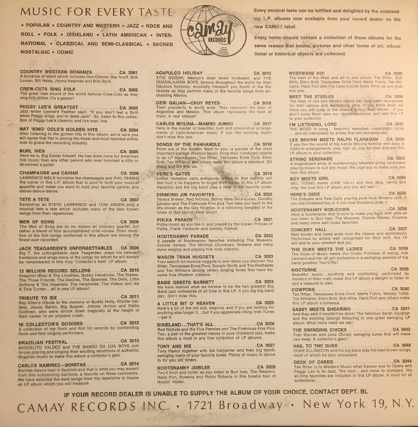 Nat King Cole - Golden Goodies | Camay Records (CA 3004 S) - 2