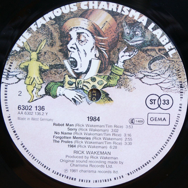 Rick Wakeman - 1984 | Charisma (6302 136) - 4