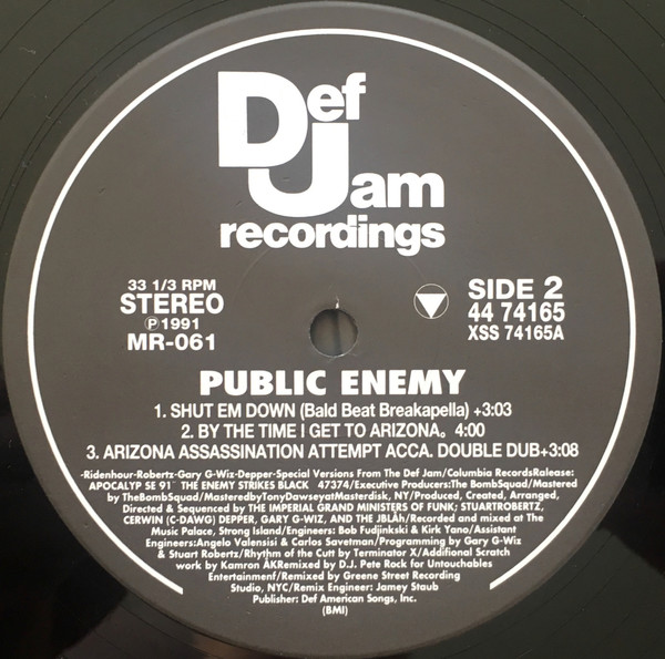 Public Enemy - Shut Em Down | PolyGram K.K. (MR-061) - 4 Public Enemy - Shut Em Down | PolyGram K.K. (MR-061) - 4