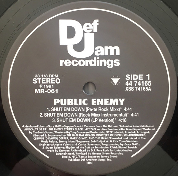 Public Enemy - Shut Em Down | PolyGram K.K. (MR-061) - 3 Public Enemy - Shut Em Down | PolyGram K.K. (MR-061) - 3