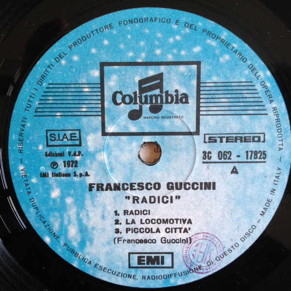 Francesco Guccini - Radici | Columbia (3C 062-17825) - 3