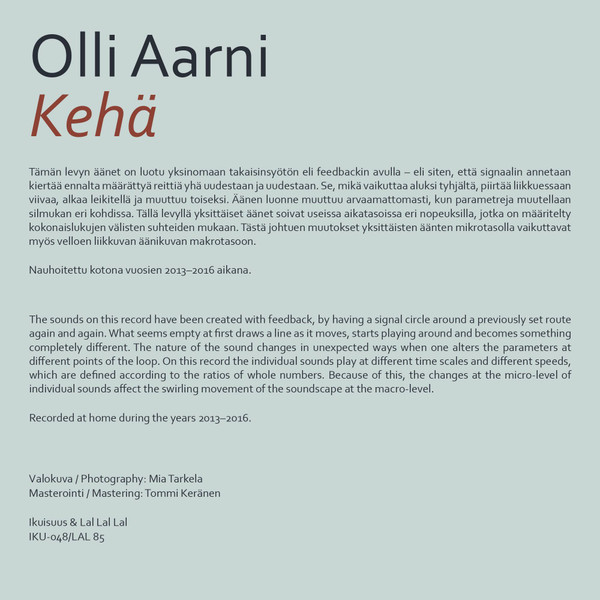 Olli Aarni - Kehä | Ikuisuus (IKU-048) - 2