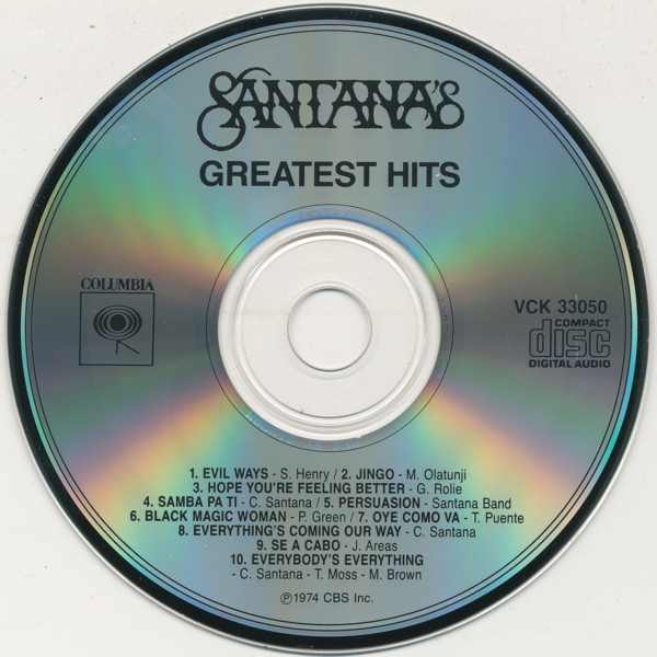 Santana - Santana's Greatest Hits | Columbia (VCK 33050) - 3 Santana - Santana's Greatest Hits | Columbia (VCK 33050) - 3