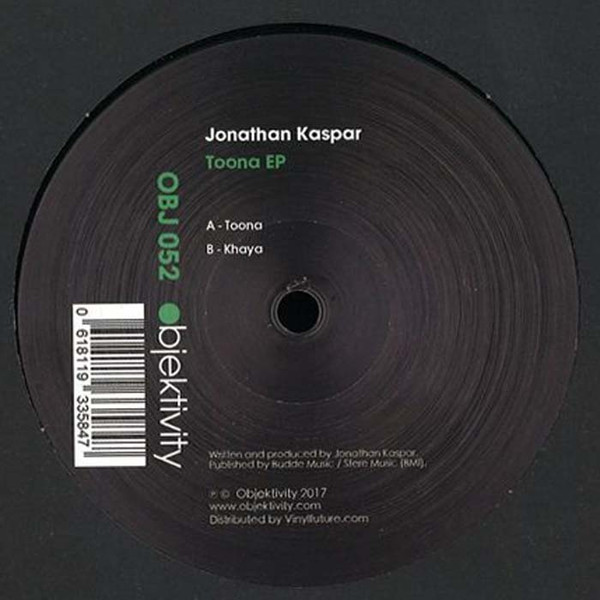 Jonathan Kaspar - Toona EP | Objektivity (OBJ052) - main