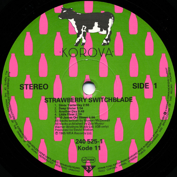 Strawberry Switchblade - Strawberry Switchblade | Korova (KODE 11) - 3 Strawberry Switchblade - Strawberry Switchblade | Korova (KODE 11) - 3