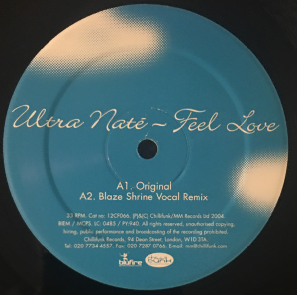 Ultra Naté - Feel Love | Chillifunk Records (CF 066) - 2
