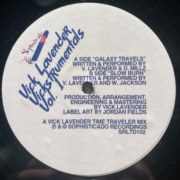 Vick Lavender - Vickstrumentals Vol. 1 | Sophisticado Recordings (SRLTD102) - 2 Vick Lavender - Vickstrumentals Vol. 1 | Sophisticado Recordings (SRLTD102) - 2