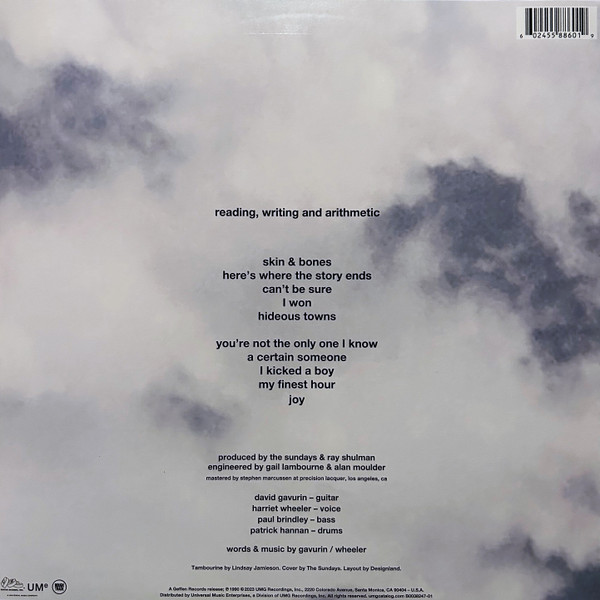 The Sundays - Reading, Writing And Arithmetic | Geffen Records (B0038247-01) - 2