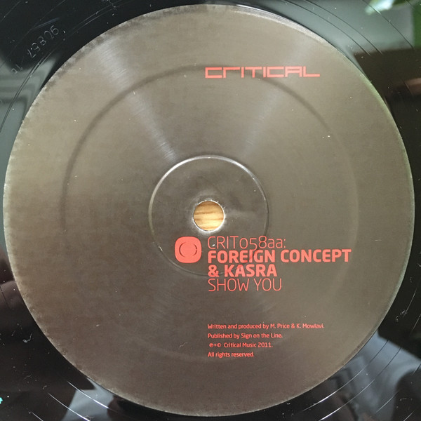Foreign Concept & Kasra - Mob Justice / Show You | Critical Recordings (CRIT058) - 4 Foreign Concept & Kasra - Mob Justice / Show You | Critical Recordings (CRIT058) - 4