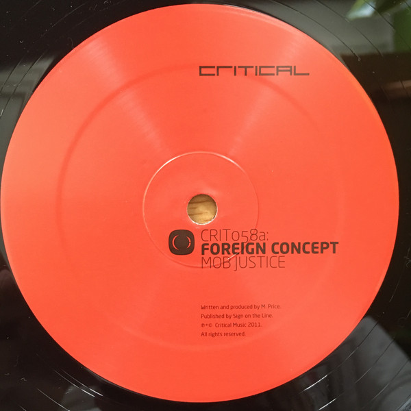 Foreign Concept & Kasra - Mob Justice / Show You | Critical Recordings (CRIT058) - 3 Foreign Concept & Kasra - Mob Justice / Show You | Critical Recordings (CRIT058) - 3