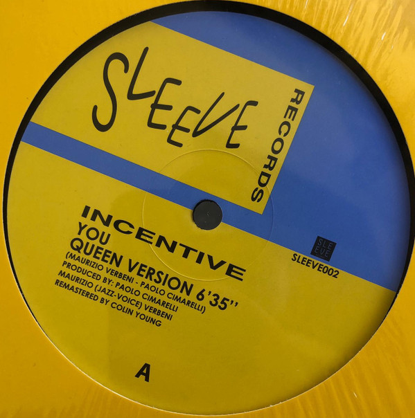 Incentive - You | Sleeve Records (SLEEVE002)