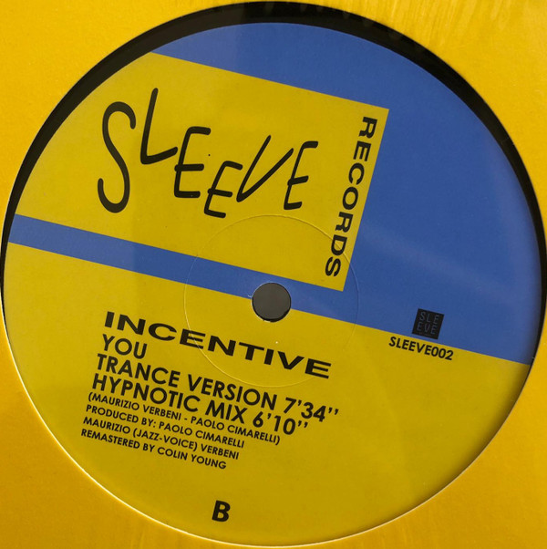 Incentive - You | Sleeve Records (SLEEVE002) - 2