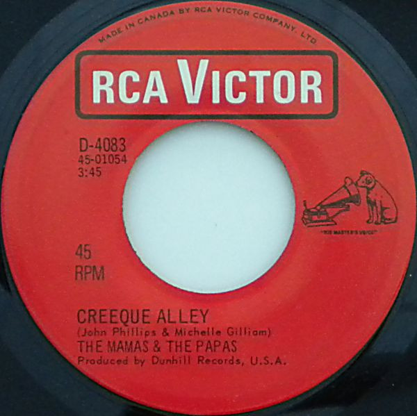 The Mamas & The Papas - Creeque Alley | RCA Victor (D-4083) - main