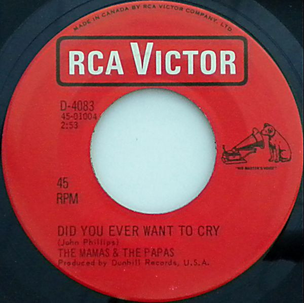 The Mamas & The Papas - Creeque Alley | RCA Victor (D-4083) - 2