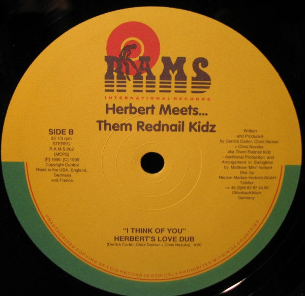 Motorbass / Rednail Kidz - Herbert Meets... | R.A.M.S. International Records (R.A.M.S. 002) - 2