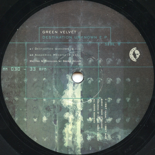 Green Velvet - Destination Unknown E.P. | Music Man Records (MM 030) - 4 Green Velvet - Destination Unknown E.P. | Music Man Records (MM 030) - 4
