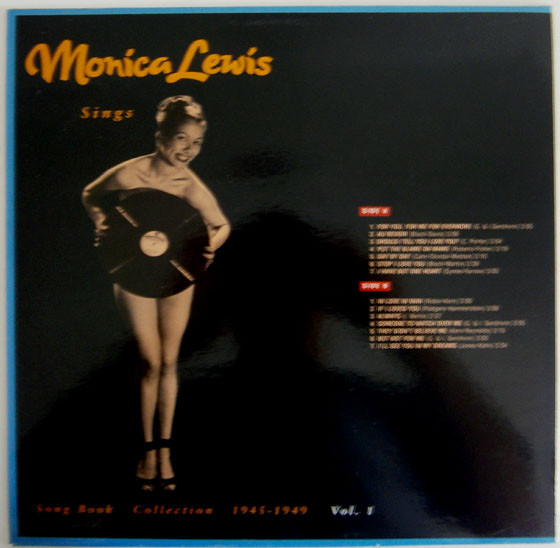 Monica Lewis - Sings Song Book Collection 1945 - 1949 Vol. 1 | Not On Label (MLP-1) - 2 Monica Lewis - Sings Song Book Collection 1945 - 1949 Vol. 1 | Not On Label (MLP-1) - 2