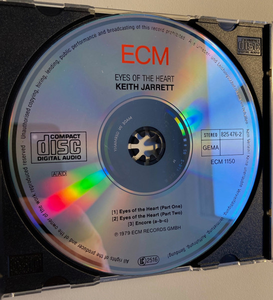 Keith Jarrett - Eyes Of The Heart | ECM Records (ECM 1150) - 4