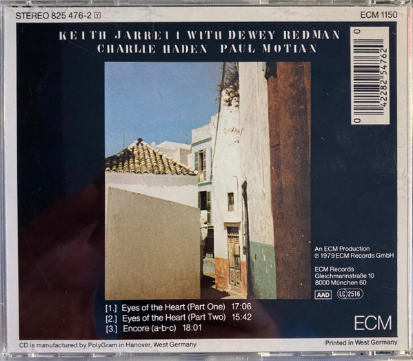 Keith Jarrett - Eyes Of The Heart | ECM Records (ECM 1150) - 2