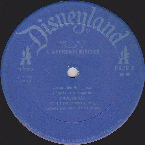 Jean-Claude Brialy , Sergei Prokofiev , Paul Dukas - Pierre Et Le Loup / L'apprenti Sorcier | Disneyland (DF-1012) - 4 Jean-Claude Brialy , Sergei Prokofiev , Paul Dukas - Pierre Et Le Loup / L'apprenti Sorcier | Disneyland (DF-1012) - 4