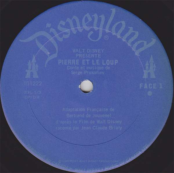 Jean-Claude Brialy , Sergei Prokofiev , Paul Dukas - Pierre Et Le Loup / L'apprenti Sorcier | Disneyland (DF-1012) - 3 Jean-Claude Brialy , Sergei Prokofiev , Paul Dukas - Pierre Et Le Loup / L'apprenti Sorcier | Disneyland (DF-1012) - 3