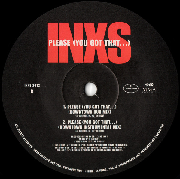 INXS - Please (You Got That...) | Mercury (INXS 2612) - 2 INXS - Please (You Got That...) | Mercury (INXS 2612) - 2