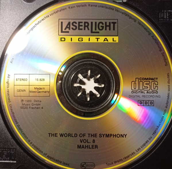 Gustav Mahler - Prager Festivalorchester , Pavel Urbanek - The World Of The Symphony Vol. 8 (Mahler) | LaserLight Digital (15 828) - 2